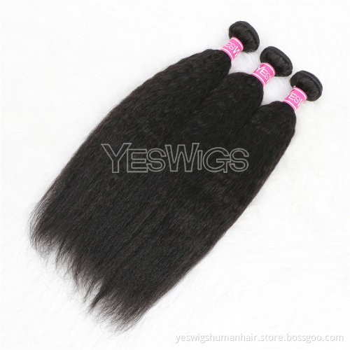 Cheap Human Hair Weave Bundle Distributors From China Double Weft Brazilian Kinky Straight Human Hair Extension Bundles For Sale
